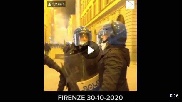 Firenze: Discussione agitata tra poliziotti
