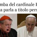 Cardinale Burke: Il papa parla a titolo personale