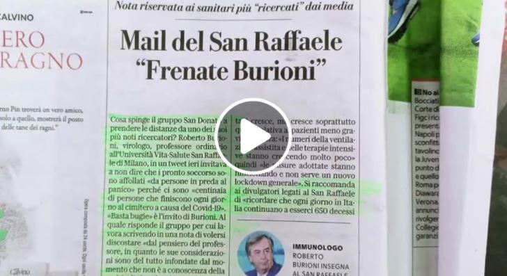 Il San Raffaele striglia Burioni e in una email l'ospedale invita il virologo a non spaventare i cittadini.