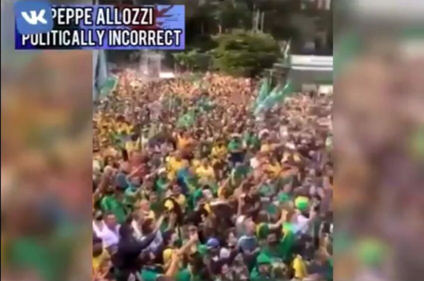 Brasile: Marea umana pro Bolsonaro, in strada per dire basta alla dittatura sanitaria