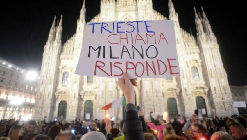 «No paura day, primum non nuocere» dalle 15 in piazza Duomo, con intervento di Stefano Puzzer portavoce de portuali di Trieste