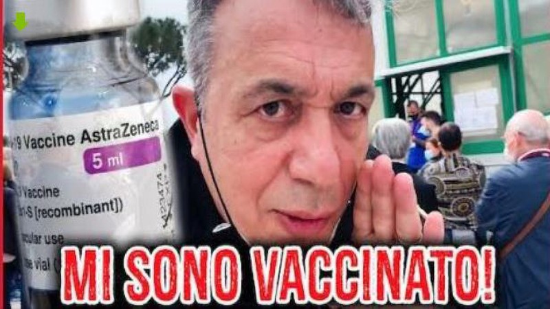 Federico Salvatore ricoverato in ospedale per un’emorragia celebrale su youtube il video di quando si è vaccinato.