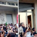 No Green Pass, scontri a Roma con la polizia durante il corteo: assaltata la sede della Cgil. Forza Nuova guida i manifestanti a Chigi