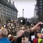Londra 18/12/2021: Proteste contro vaccini e Green Pass