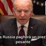 Biden minaccia il presidente russo Putin