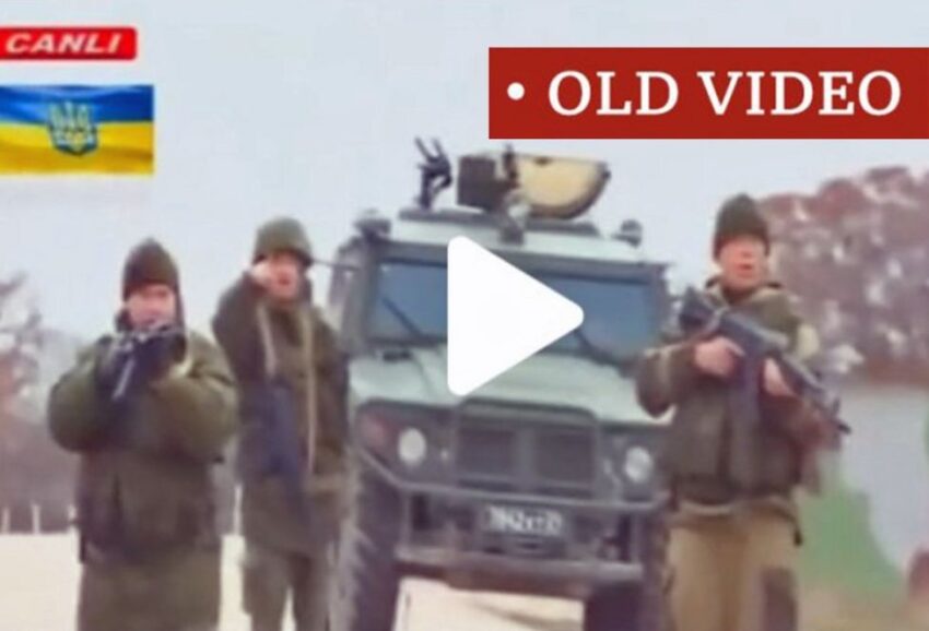 Le truppe russe e ucraine si sono affrontate, ma è un video del 2014