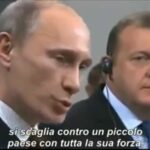 In un vecchio discorso Putin si domanda retoricamente se Gheddafi sia stato ucciso per depredare petrolio e gas