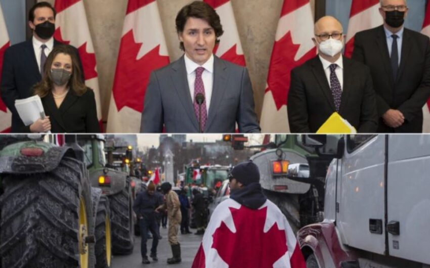 Covid Canada, Trudeau chiede pieni poteri per fermare proteste contro restrizioni, è la prima volta dopo mezzo secolo
