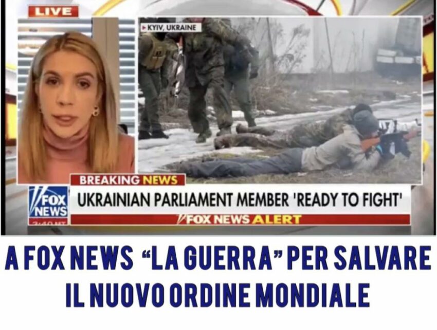 Parlamentare dell’Ucraina : stiamo combattendo per salvare il Nuovo Ordine Mondiale