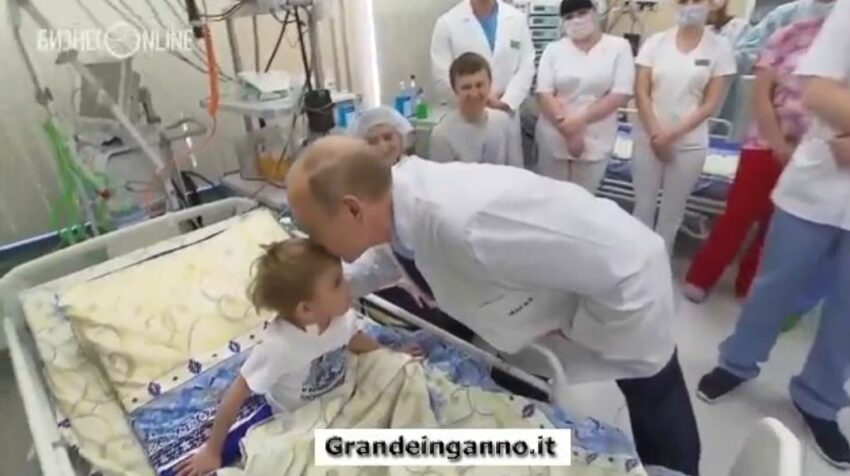“Il presidente più importante mi ha baciato!”. Putin ha parlato con i pazienti dell’ospedale pediatrico