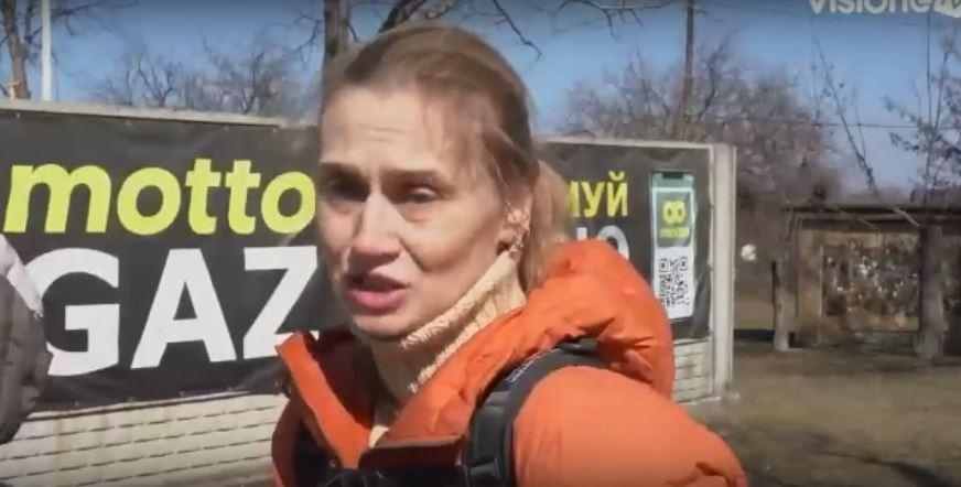 Cittadina Ucraina : Noi usati come scudi umani dalla Guardia Nazionale Ucraina, sono solo canaglie