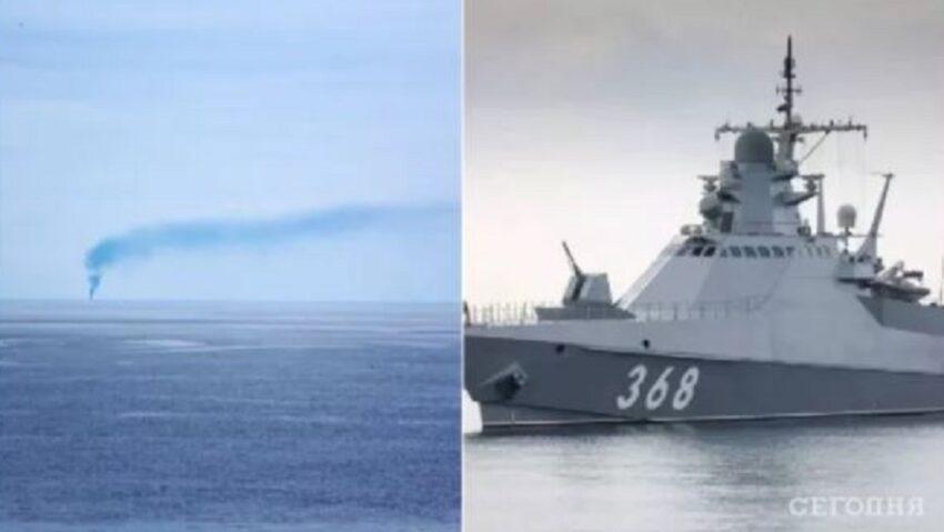 La nave russa Vasily Bykov , annunciata distrutta dall’Ucraina, riappare nel Mar Nero