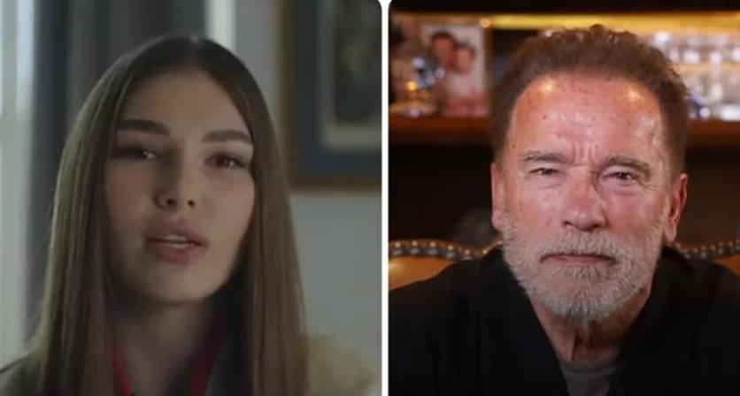 “Ti ricordi le lettere che ti diedi dei bambini del Donbass?” il videomessaggio della campionessa russa a Schwarzenegger