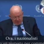 Il rappresentante Russo presso l'ONU Nebenzja sui presunti "massacri" di Bucha: pretesto per compiere un genocidio