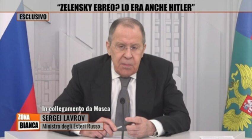 Lavrov: Zelensky ebreo? lo era anche Hitler