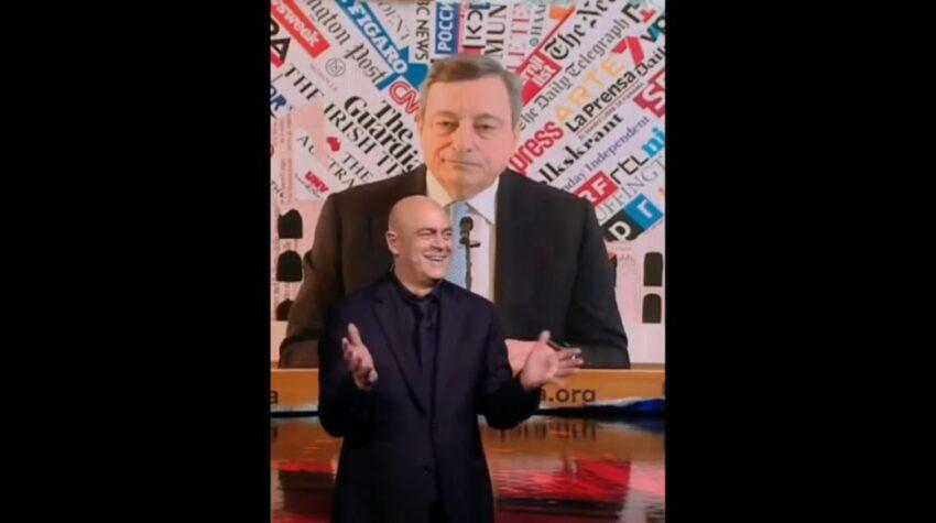 Crozza: “ma Draghi non era un genio?”