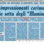Le impressionanti cerimonie della setta degli illuminati (LaStampa 1953)