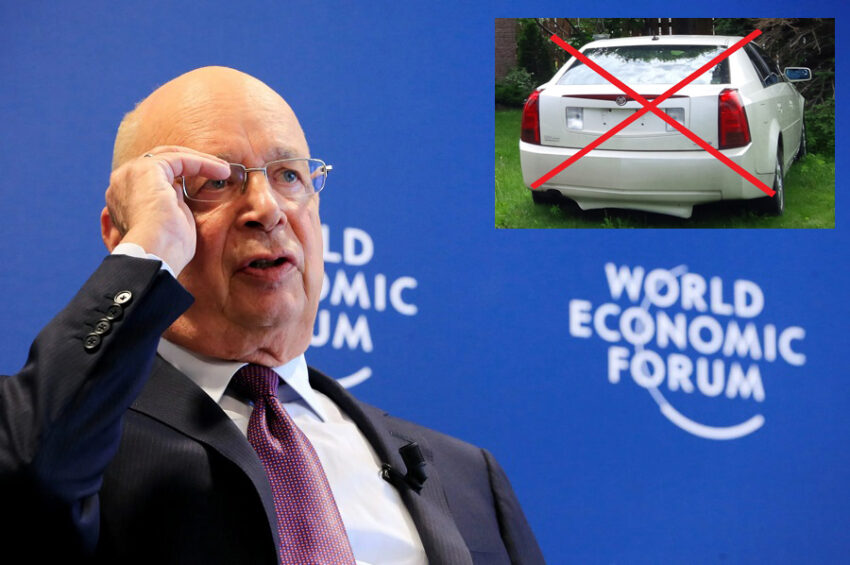 Il WEF di Schwab ordina ai governi di abolire la proprietà delle auto private il prima possibile