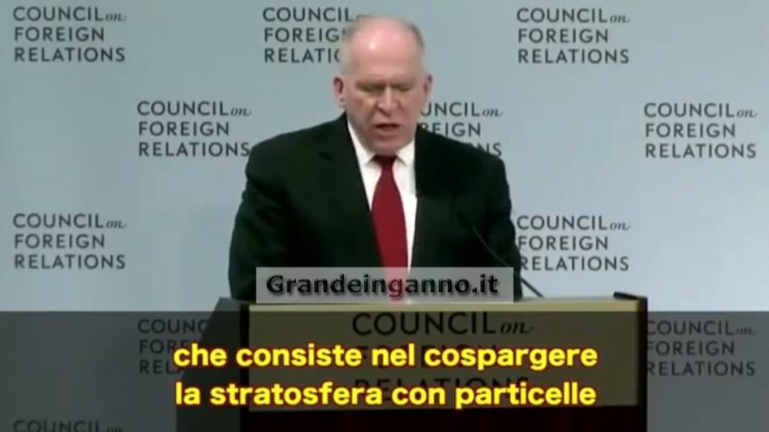 Direttore della CIA : immettiamo particelle nella stratosfera per invertire il riscaldamento del pianeta
