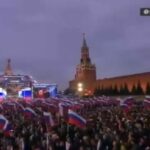 Il video dei festeggiamenti dell'annessione dei territori alla Russia