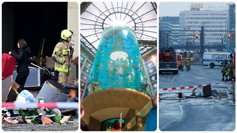 Berlino: esplode acquario dei record con 1500 pesci tropicali: feriti e strade chiuse a Berlino