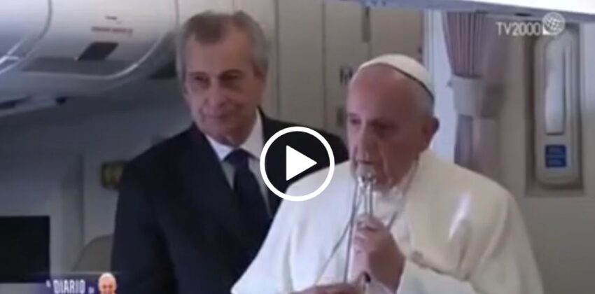 Quando Papa Francesco prese le difese dei terroristi: “il vangelo dice che dobbiamo porgere l’altra guancia ma solo in teoria”
