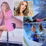 Conduttrice ha un malore improvviso in diretta tv: si mette le mani sul viso e collassa a terra, panico in studio