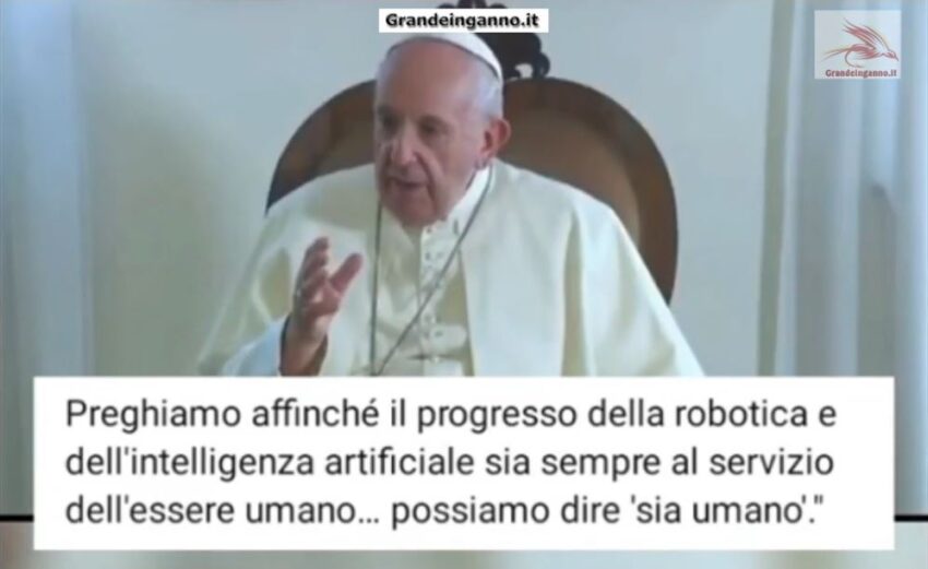 Papa Francesco: preghiamo per l’intelligenza artificiale