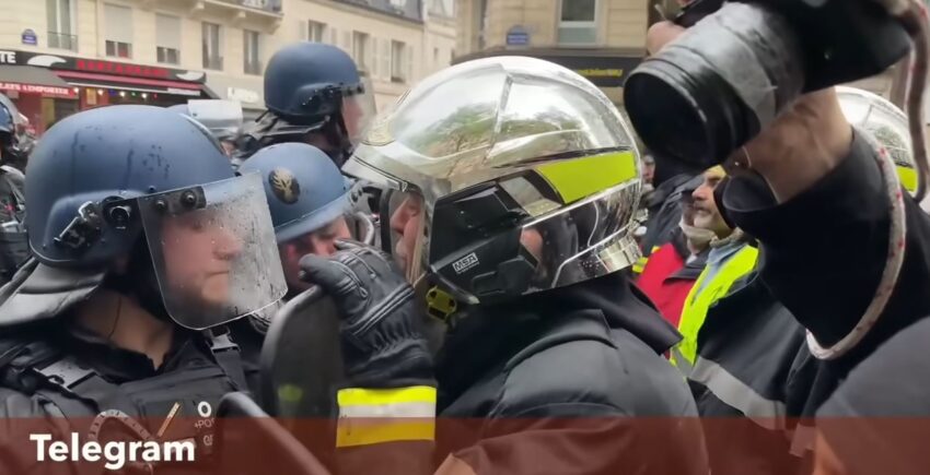 Parigi, vigile del fuoco alla polizia: “Deponi le armi non ci sarà repressione contro di te, ti difenderò anima e corpo”