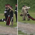 Militare ha un malore improvviso a Cardiff durante la cerimonia di incoronazione di re Carlo III