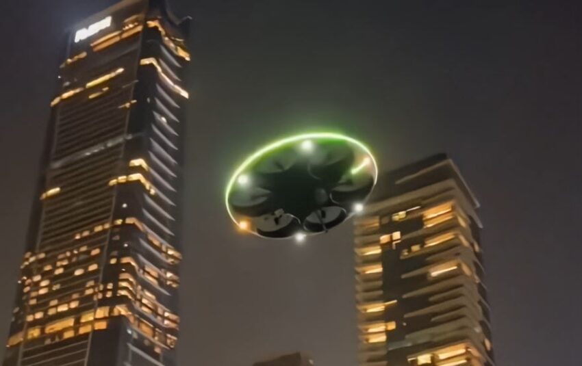 Avvistato UFO ma in realtà è una nuova tecnologica cinese