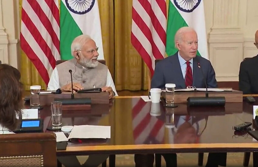 Biden durante l’incontro con Modi: “Ho venduto molti segreti di Stato”
