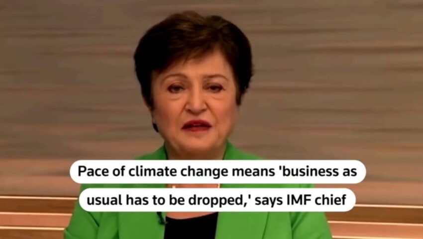 La Direttrice del FMI Alza la Posta: Riduzione delle emissioni insufficiente, abbandonare il lavoro ordinario per fronteggiare il Riscaldamento globale