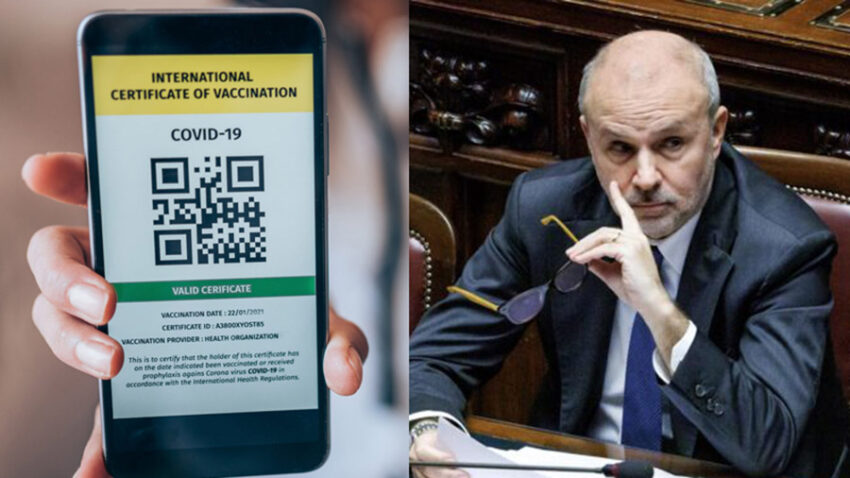 Ministro Schillaci: No all’Adesione italiana al Green Pass globale  dell’OMS