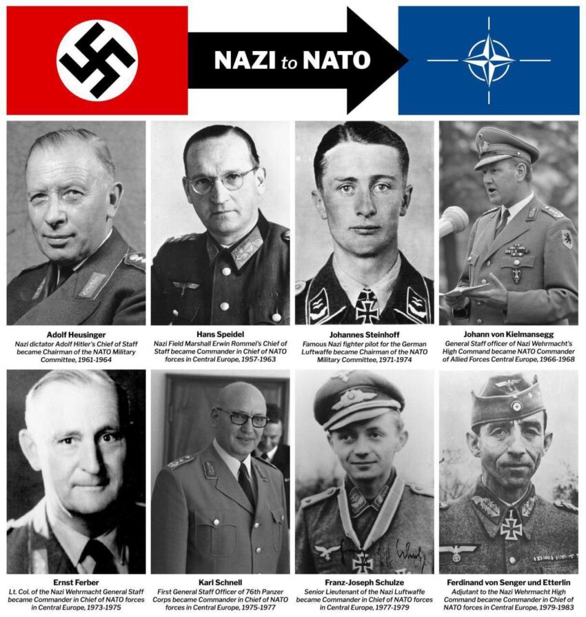 Ufficiali nazisti che hanno assunto posizioni di comando nella NATO dopo la seconda guerra mondiale