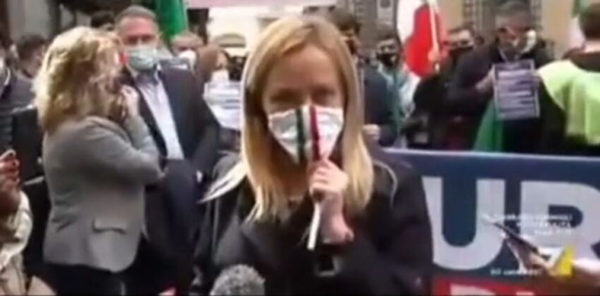 Ecco cosa diceva Giorgia Meloni prima di andare al governo, sulle proteste di piazza